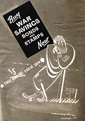 Buy War Saving Bonds cartoon